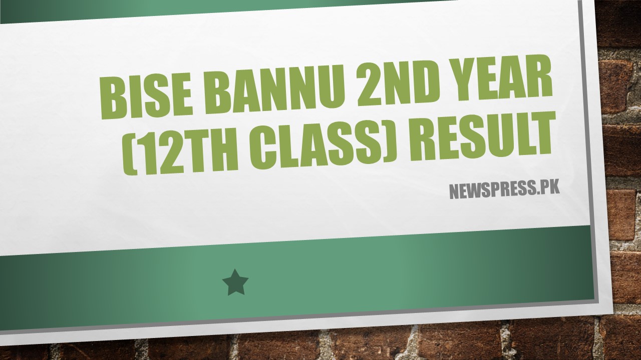 BISE Bannu 2nd year (12th Class) Result