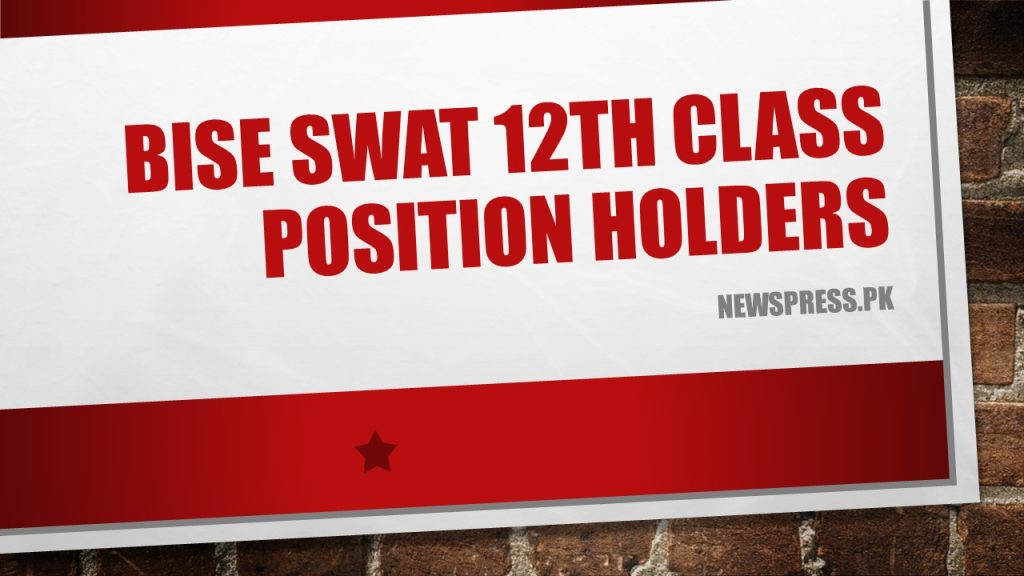 BISE Swat 12th Class Position Holders