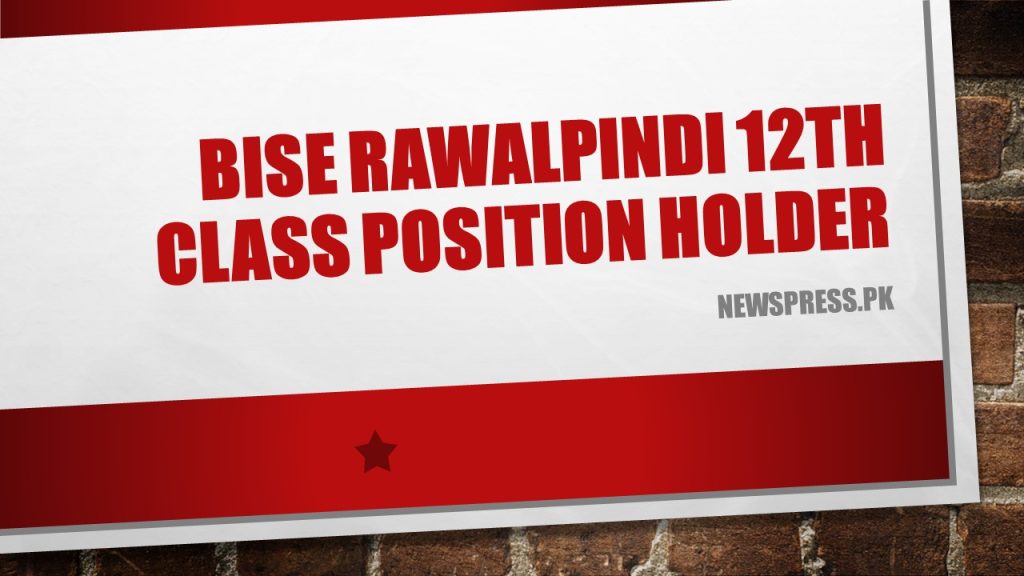 BISE Rawalpindi 12th Class Position Holder