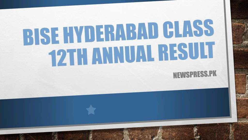 BISE Hyderabad Class 12th Annual Result