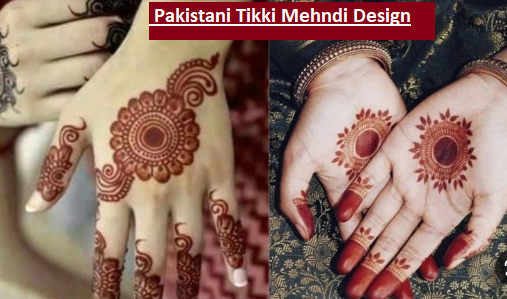 Pakistani Tikki Mehndi Design