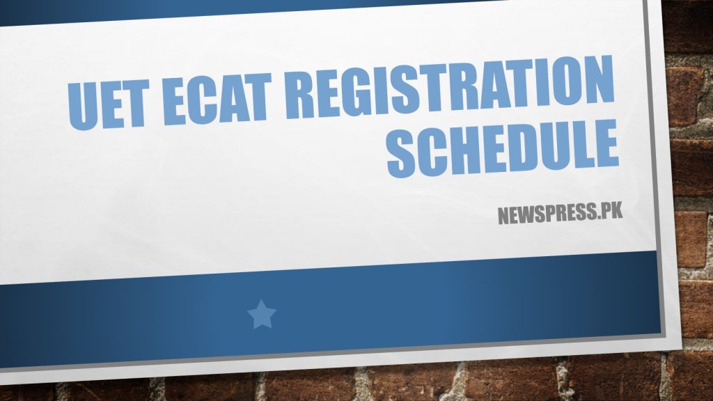 UET ECAT 2023 Registration