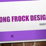 Long frock designs